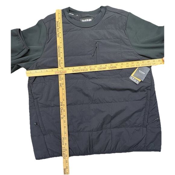 NWT Dakine Cruiser Insulated Crew Pullover Shirt Jacket Men’s Size L Black - Picture 3 of 8